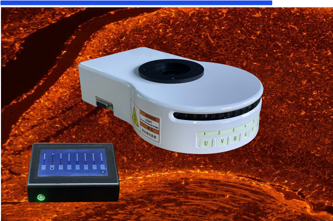 正置电动八孔LED荧光附件ASFL-UBG